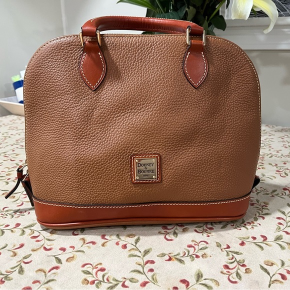 Dooney & Bourke | Bags | Dooney And Bourke Pebble Grain Zip Zip Satchel